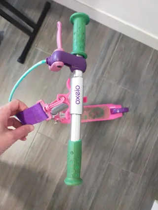 Patinete infantil rosa y morado