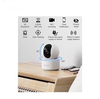 Cámara Vigilancia WiFi Interior 2K