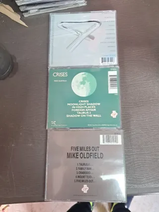 CDs Mike Oldfield: Tubular Bells, Crises, Five Mil