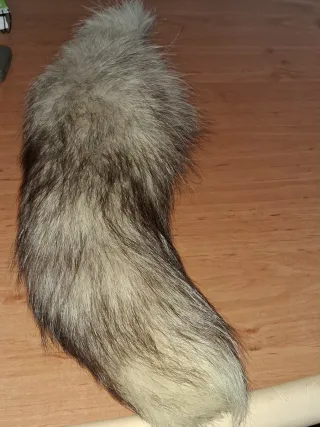 Cuello de piel de zorro