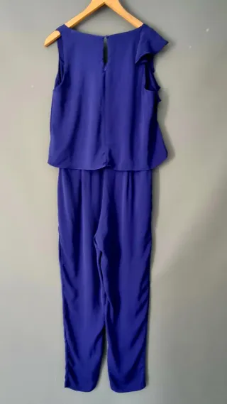 Mono largo azul sin mangas