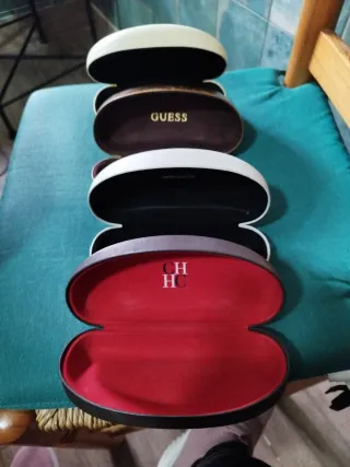 Lote 4 Fundas Gafas Guess, Tous, CH