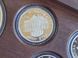 Collezione di 4 monete in argento CULTURA E NATURA