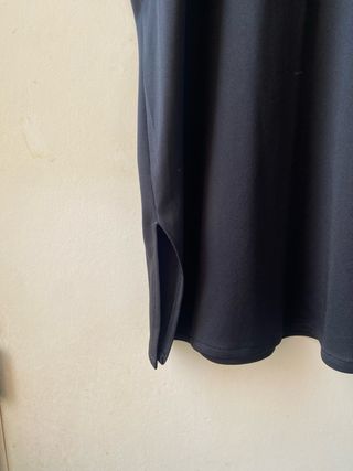 Blusa negra bordada elegante talla grande