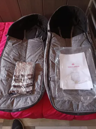 Carrito Gemelar Maclaren Negro