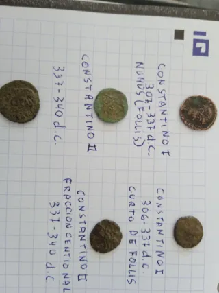 Collezione di antiche monete romane