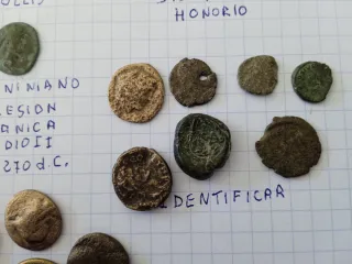 Collezione di antiche monete romane