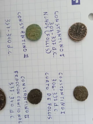 Collezione di antiche monete romane