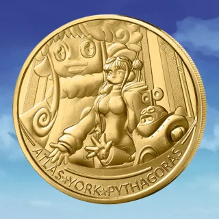 Francia 2025 medalla One Piece Atlas York Pythagor