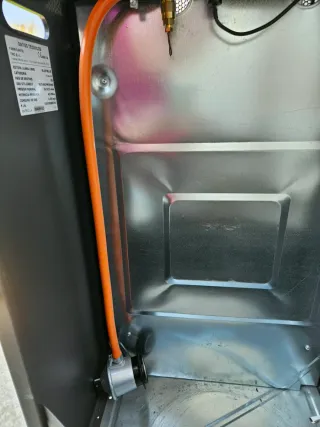 Estufa Orbegozo Llama Azul NUEVA, incluye manguera