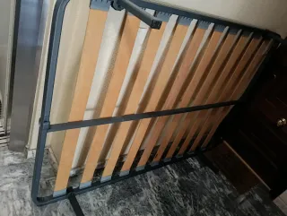 Somier de lamas de madera