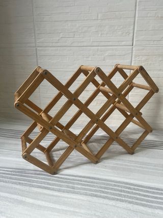 Portabotellas de madera