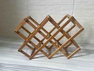 Portabotellas de madera