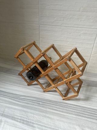 Portabotellas de madera