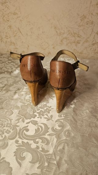 Sandali Twin Set Simona Barbieri marroni n.ro 40