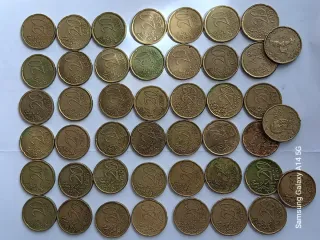 45 Moedas 20 Cêntimos Euro Diversas