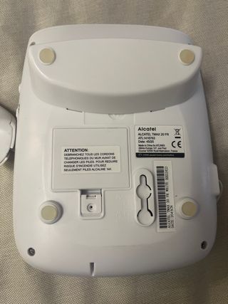 Teléfono fijo Alcatel blanco