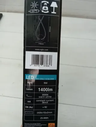 Lámpara de pared 9 w EGLO LED
