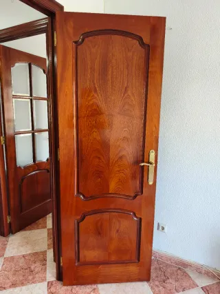Puertas de madera maciza