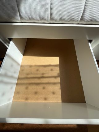 Cama infantil IKEA (beige/blanco)