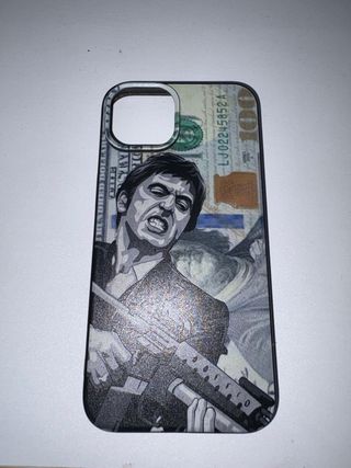 Funda iPhone 14 con diseño Tony Montana