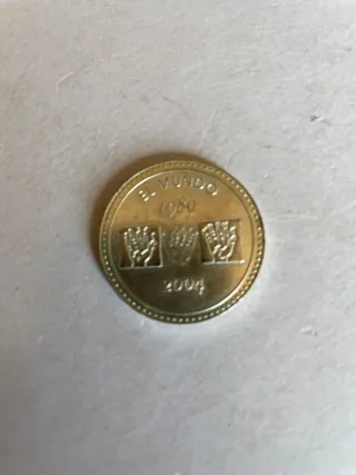 Moneda Conmemorativa El Mundo 1989-2004