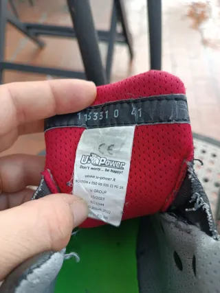 Scarpe antinfortunistiche U-Power Nere/Rosse