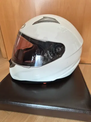 Casco de moto AXO blanco talla M