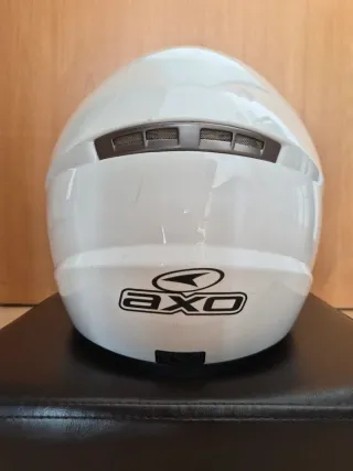 Casco de moto AXO blanco talla M