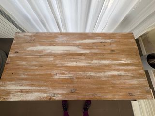 Mesa Industrial Madera Pino y Metal