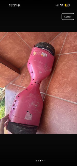 Hoverboard rosa Denver un poco rayado SIN CARGADOR