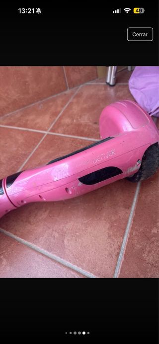 Hoverboard rosa Denver un poco rayado SIN CARGADOR