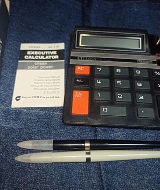Calculadora vintage Citizen EC 110p nueva.