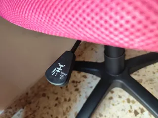 Silla de escritorio Conforama rosa