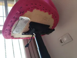 Silla de escritorio Conforama rosa