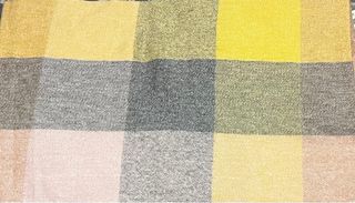 Dos bufandas grandes de cuadros multicolor