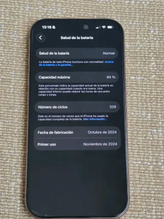 iPhone 16 Pro 256GB Dorado