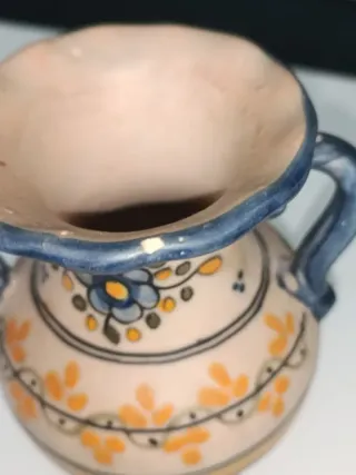 Jarrón antiguo Talavera