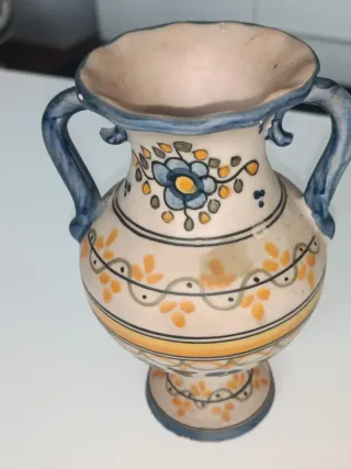 Jarrón antiguo Talavera