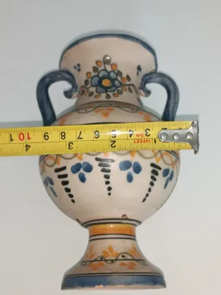 Jarrón antiguo Talavera