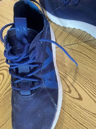 Zapatillas Emporio Armani Azul y Blanco