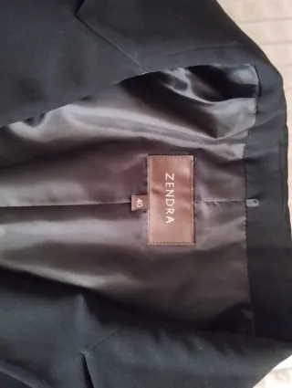 Americana ZENDRA Negra Talla L/40