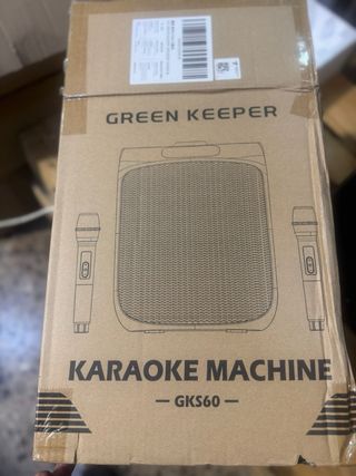 Altavoz con Karaoke y Luces LED 2 micros incluidos