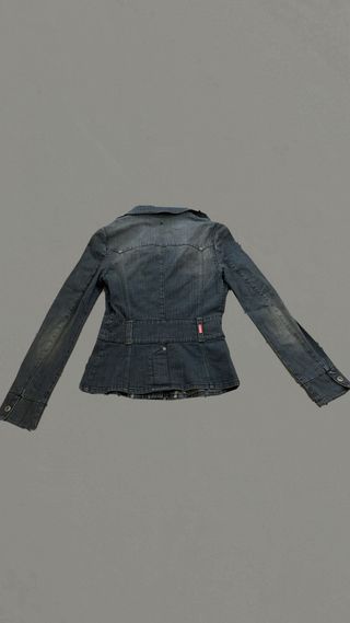 Chaqueta tejana azul