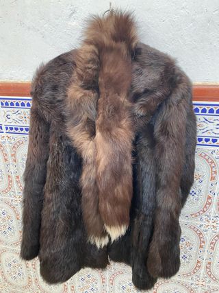 Abrigo de pelo auténtico