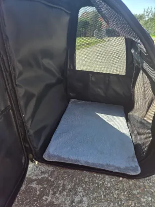 Mochila transportín mascotas Petcute