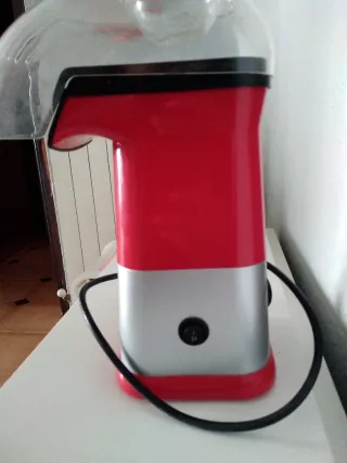 Máquina de Palomitas Jata Roja y Plateada