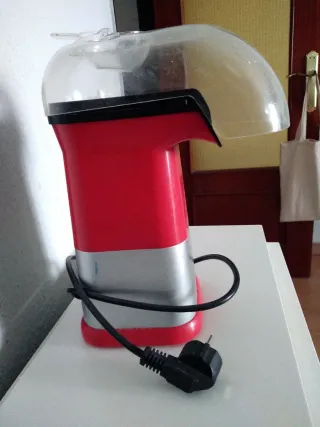 Máquina de Palomitas Jata Roja y Plateada