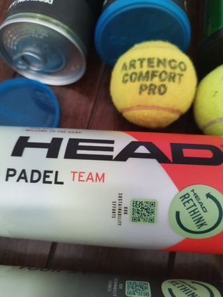 Gran lote pelotas de pádel