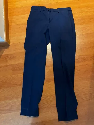 Traje Zara Talla 44 Azul